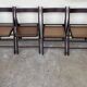 Cane folding chairs