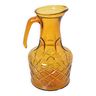 Carafe verre ambré