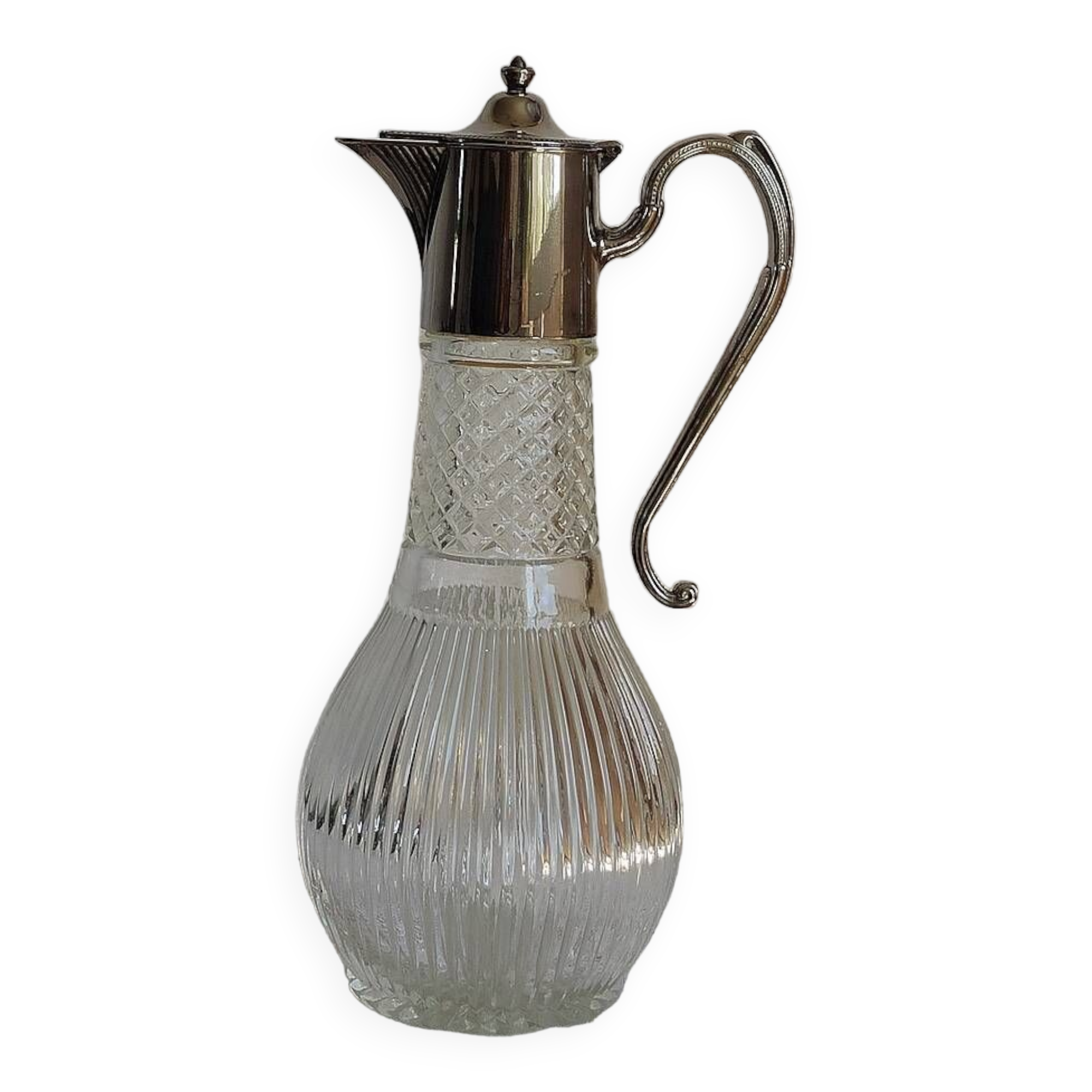 Glass ewer