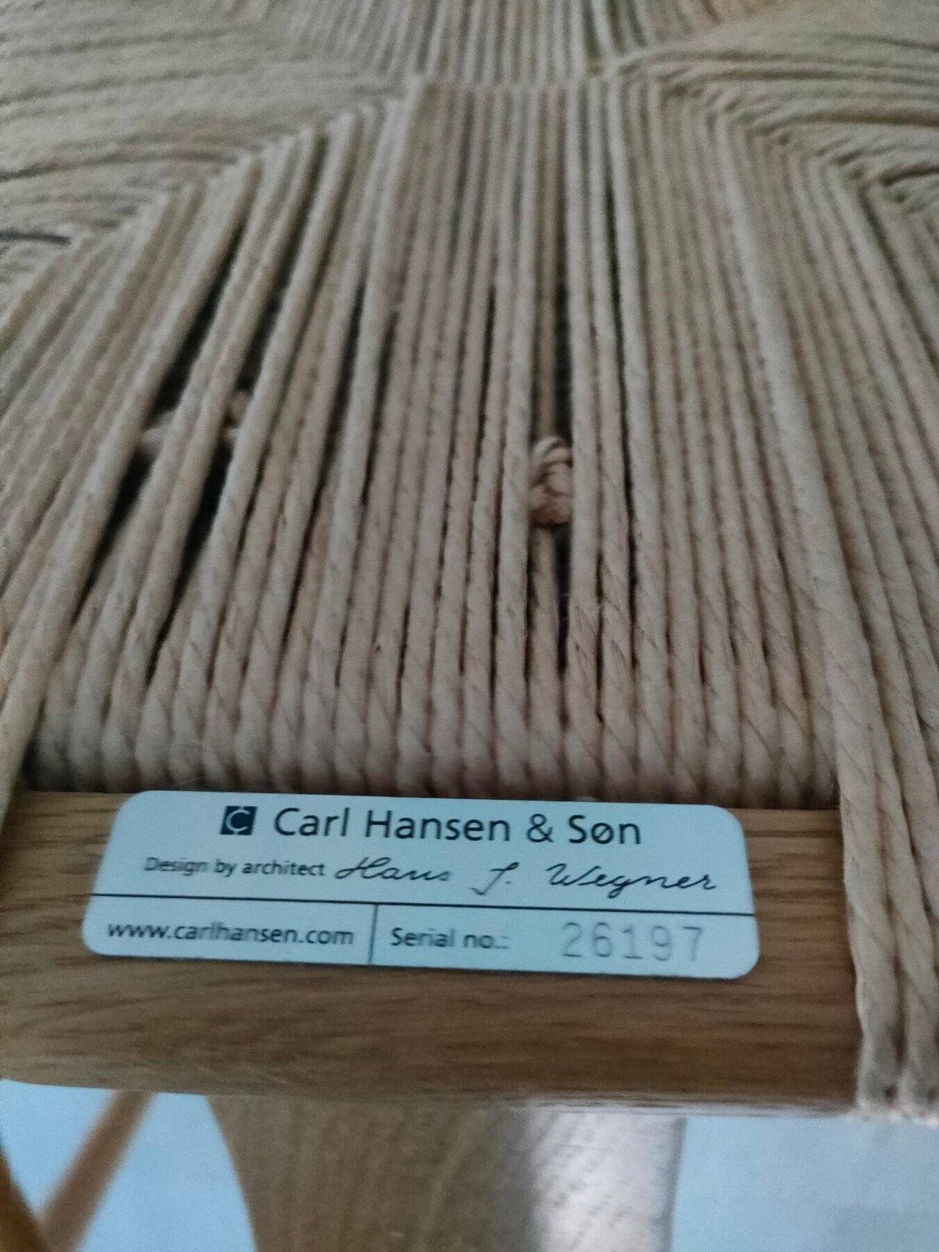 Carl Hansen & Søn - Hans J. Wegner - Dining room chair (6)