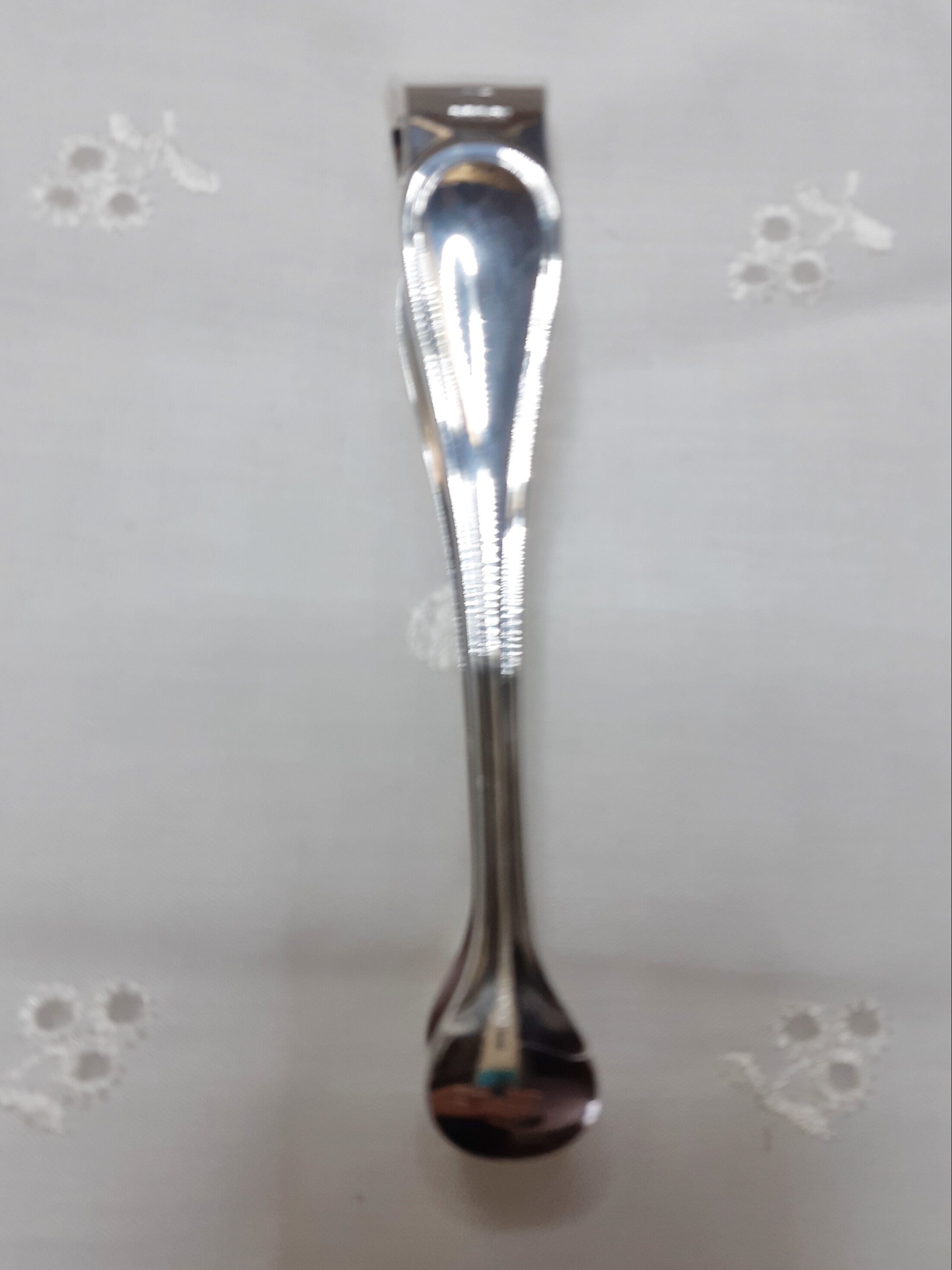 Christofle silver metal sugar tongs , Albi model