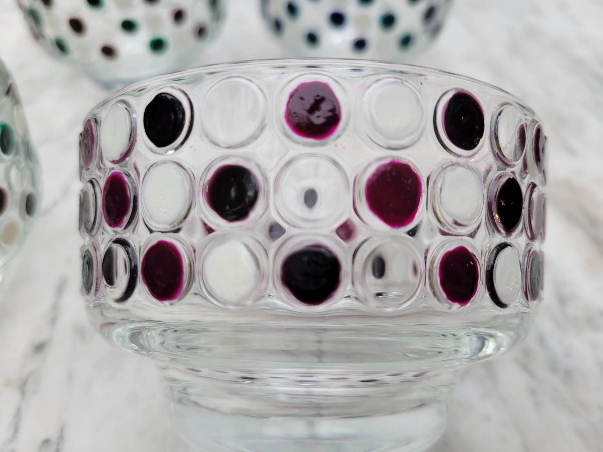 4 glass bowls La Rochère
