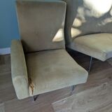 Canapé modulaire modèle 743 par Joseph-André Motte pour Steiner 1960