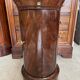 Rare Somno with drawer, Empire period Cuban mahogany and superb grooved marble.