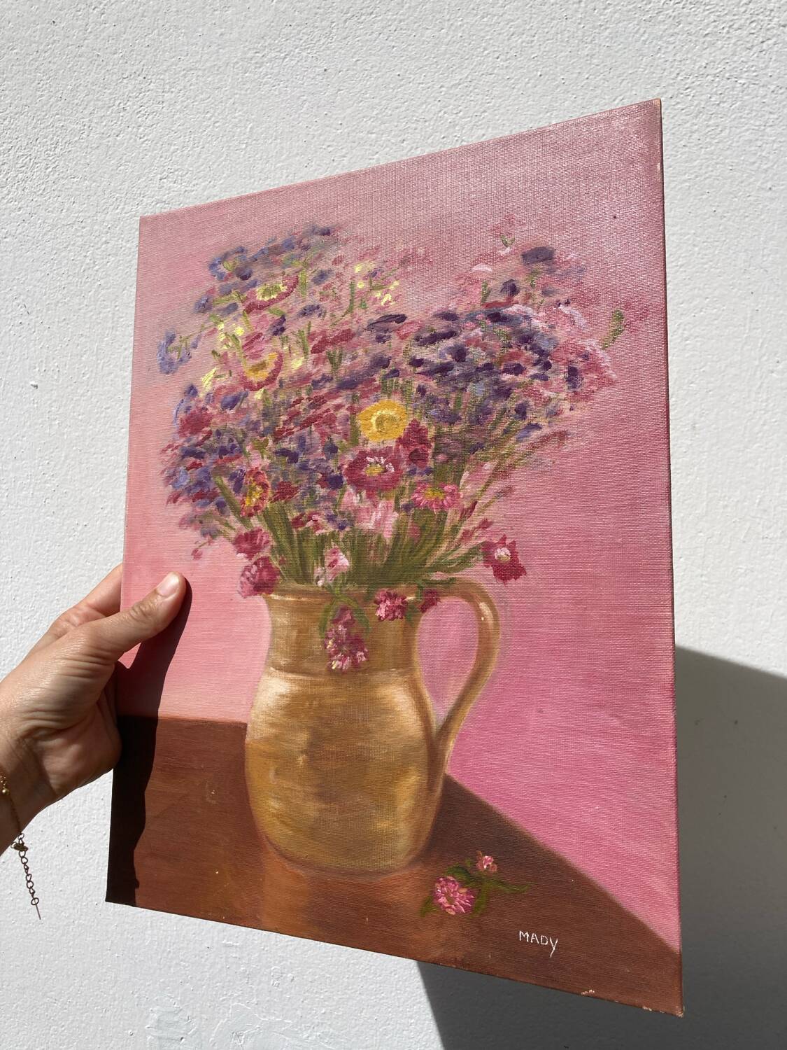 Bouquet of flowers oil painting