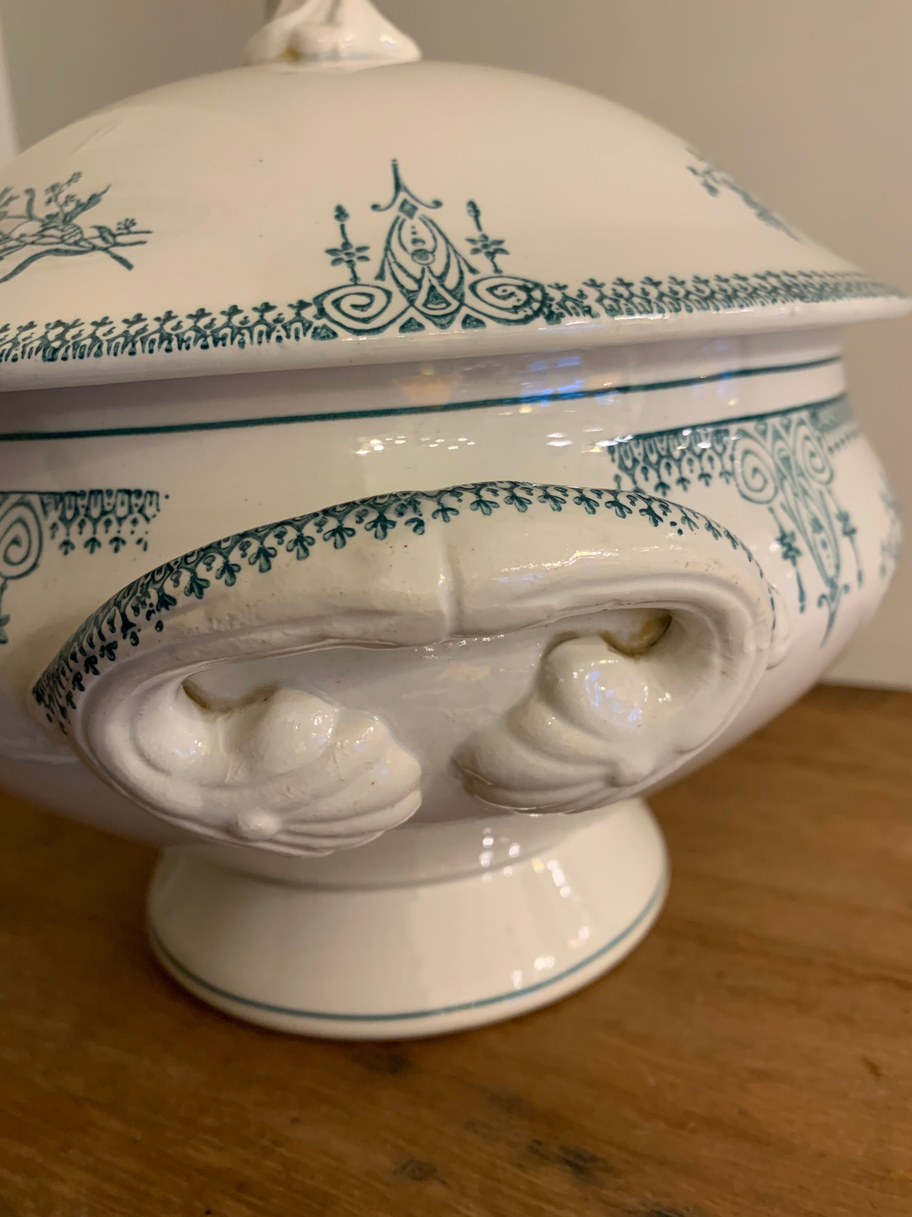 Soupière Saint Amand 1930s