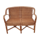 Rattan bench from 1970