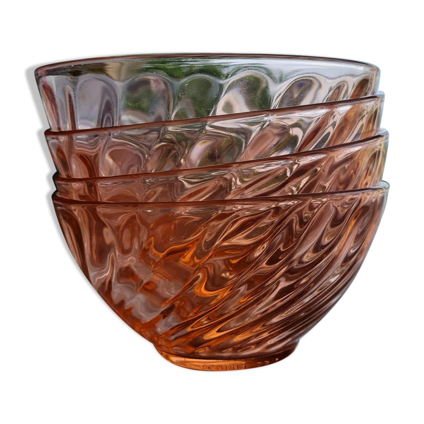 Set of 4 bowls arcopal model rosaline