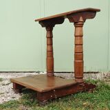 Pray to God in solid walnut
