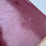 Large teak and bronze lamp from the 1970s