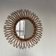 Rattan sun mirror