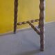 Tabouret paysan français vintage, des années 1970.