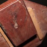 Jeu de solitaire artisanal ancien