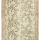 Handwoven anatolian beige carpet 147 cm x 246 cm