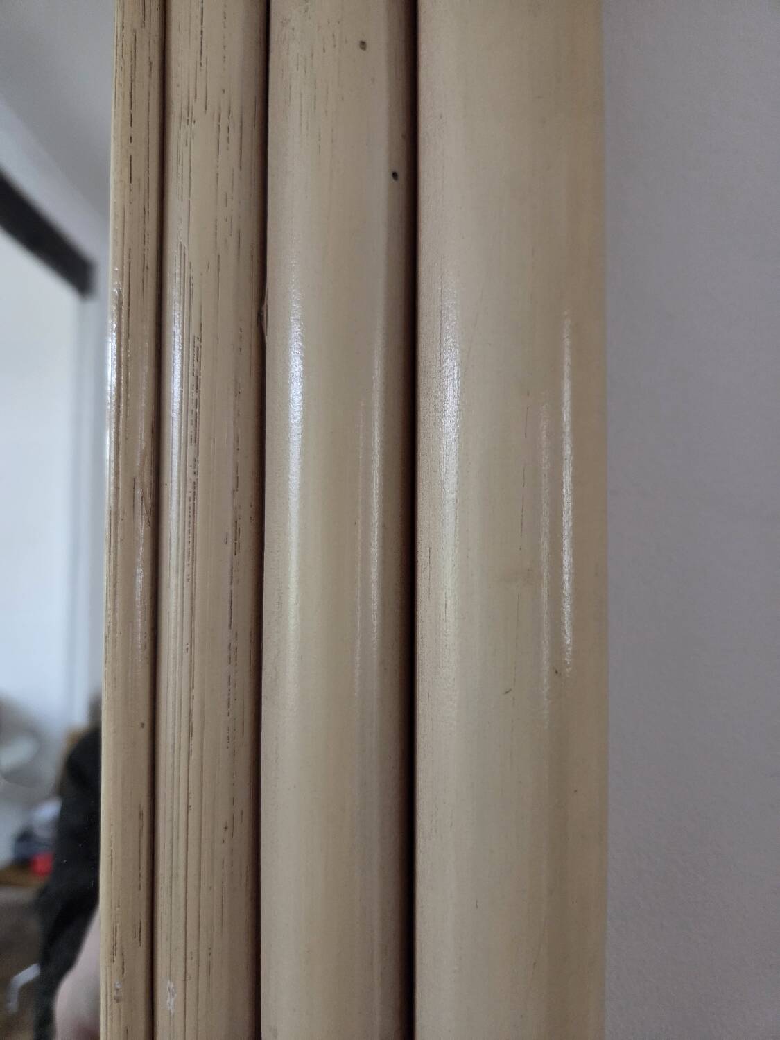 Bamboo mirror by Maugrion for Roche Bobois