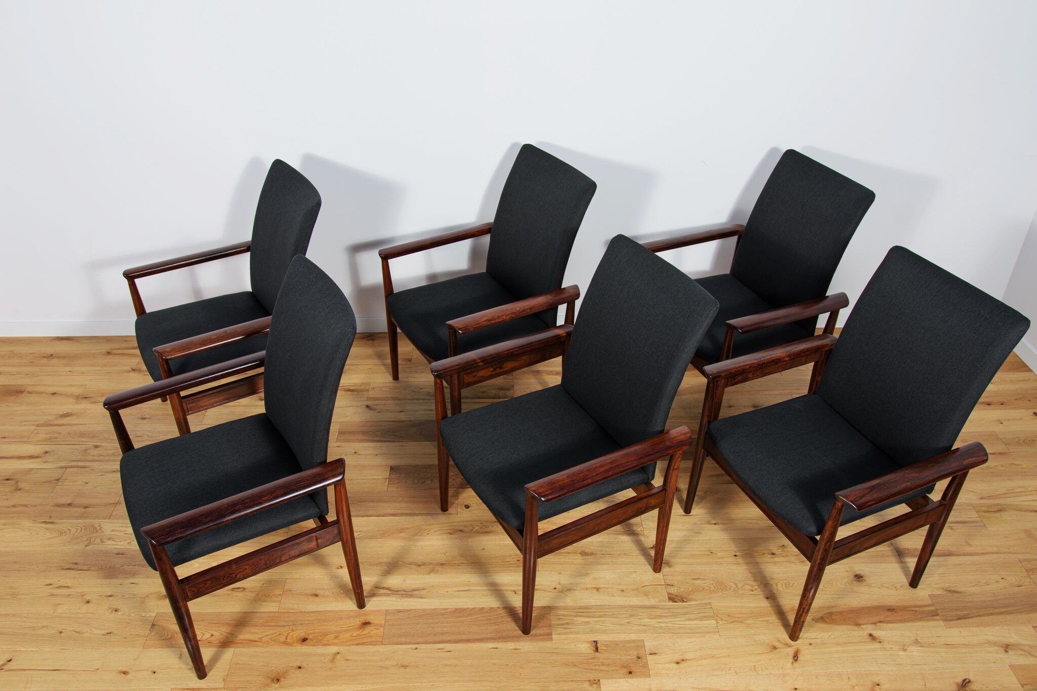 Armchairs model 209 Diplomat by Finn Juhl for France & Søn, 1960s, Set of 6