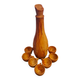 Bouteille service à liqueur vallauris