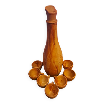 Bouteille service à liqueur vallauris