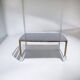Vintage smoked glass table