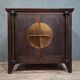 Buffet / antique Chinese wooden cabinet with brass fittings.