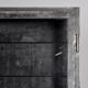 Polished iron medicine cabinet, 1930s