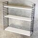 Wall shelving unit designed by d. dekker for tomado, vintage shelves / bookshelves