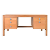 Mid-Century Oak Desk by Chr. Rasmussen for Randers Møbelfabrik, 1970s.