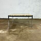 Table basse vintage onyx & époxy