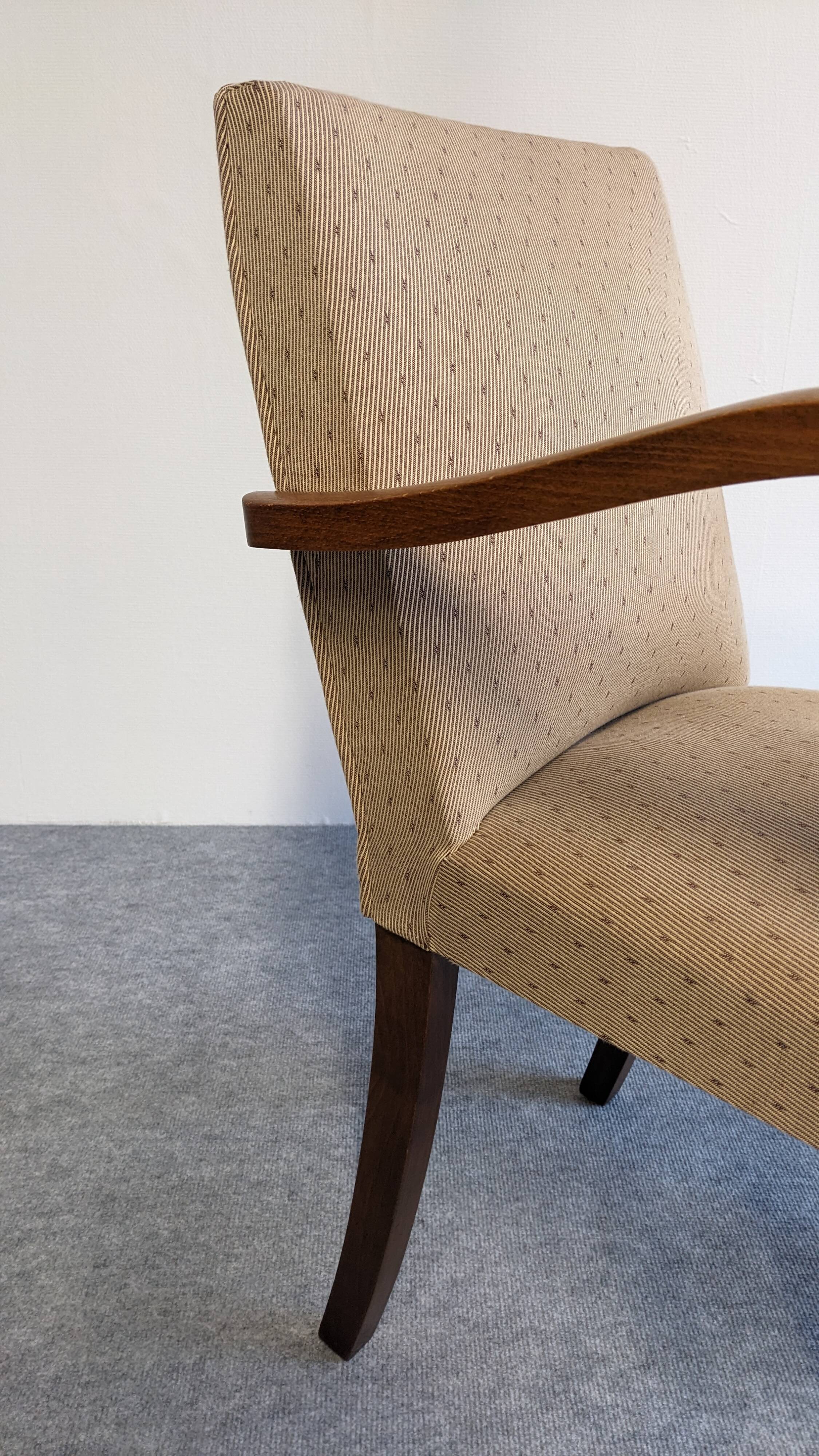 Paire de fauteuils bridge Art déco vers 1930