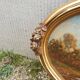 Huile sur panneau art déco