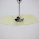 1960s Pendant Light Glass/Chrome, Czechoslovakia