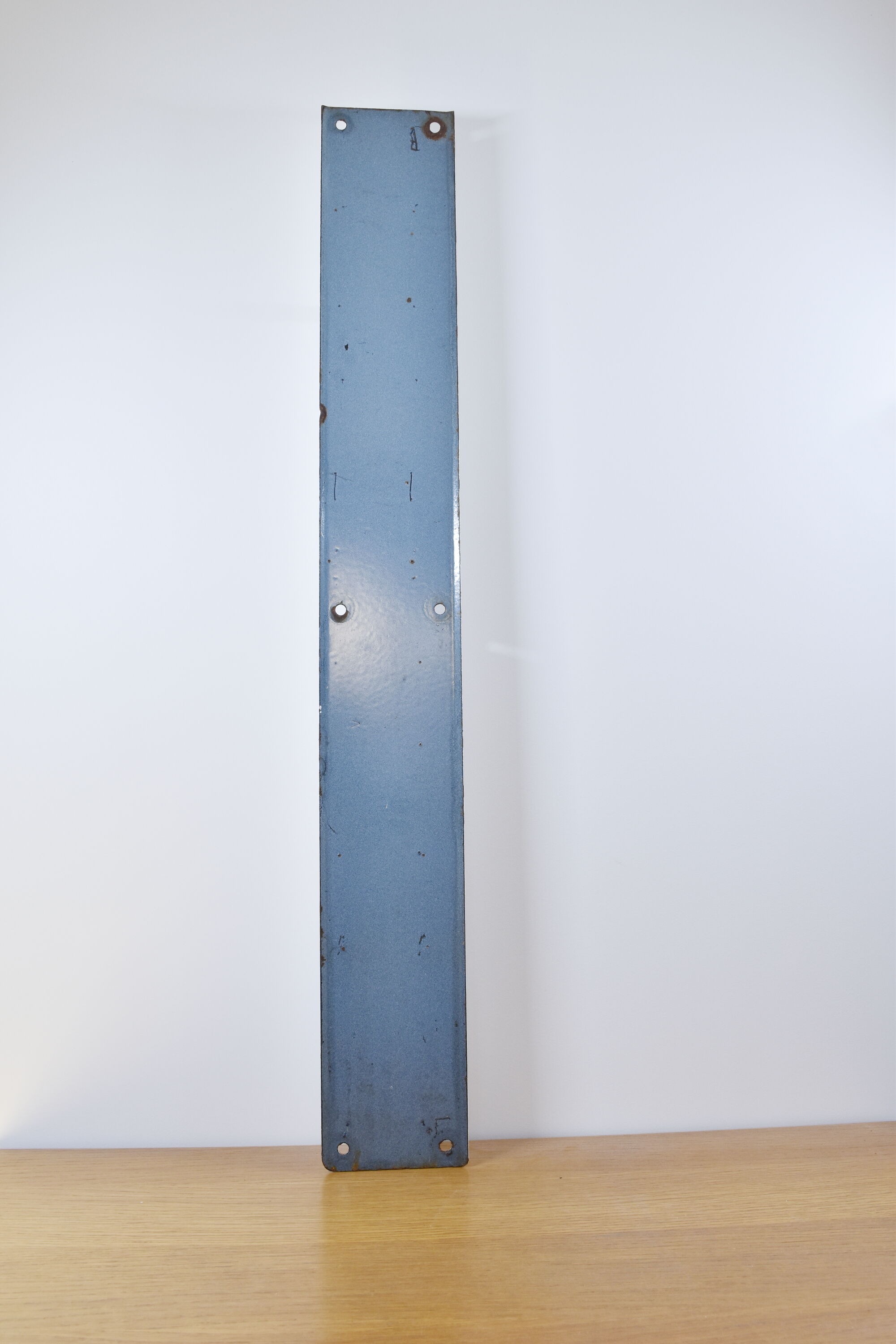 Old enamelled flood ladder