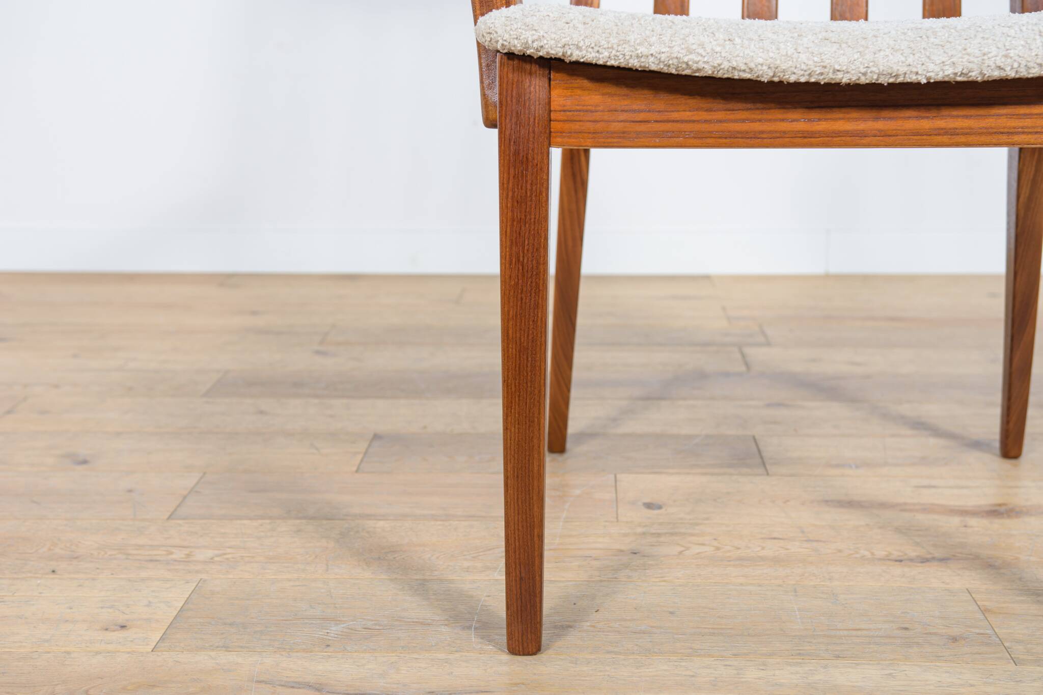 Mid-Century Teak and Fabric Dining Chairs by Leslie Dandy for G-Plan, Unite