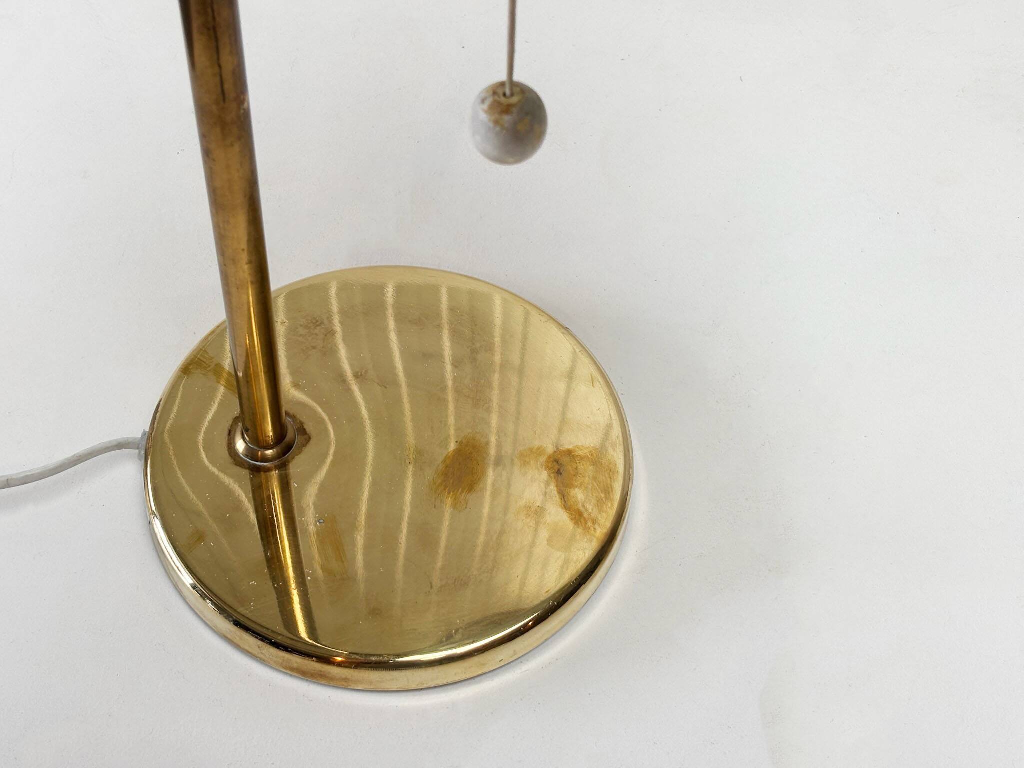 Brass table lamp by Börje Claes, for Norlett Elit in Sweden