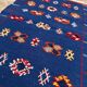 Moroccan Berber rug handwoven: small wool kilim