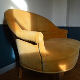 Sofa velvet seat vintage