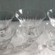 6 crystal Champagne glasses