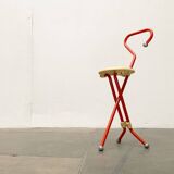 Postmodern Italian folding stool Ulisse by Ivan Loss for Sandrigarden, 1980s.