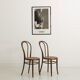 Pair of Fischel bentwood chairs