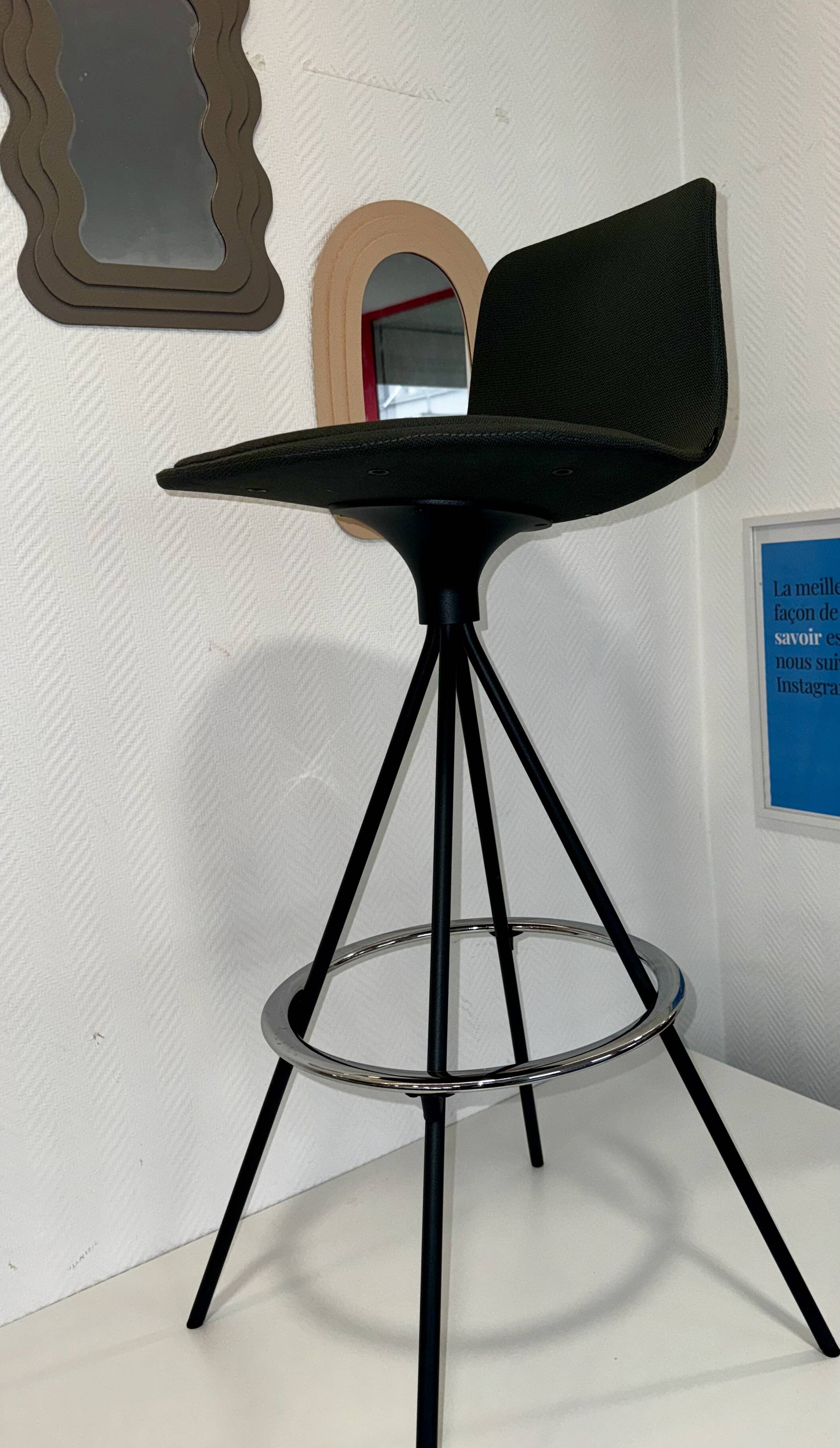 ENEA High design stool in grey colour