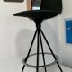 ENEA High design stool in grey colour