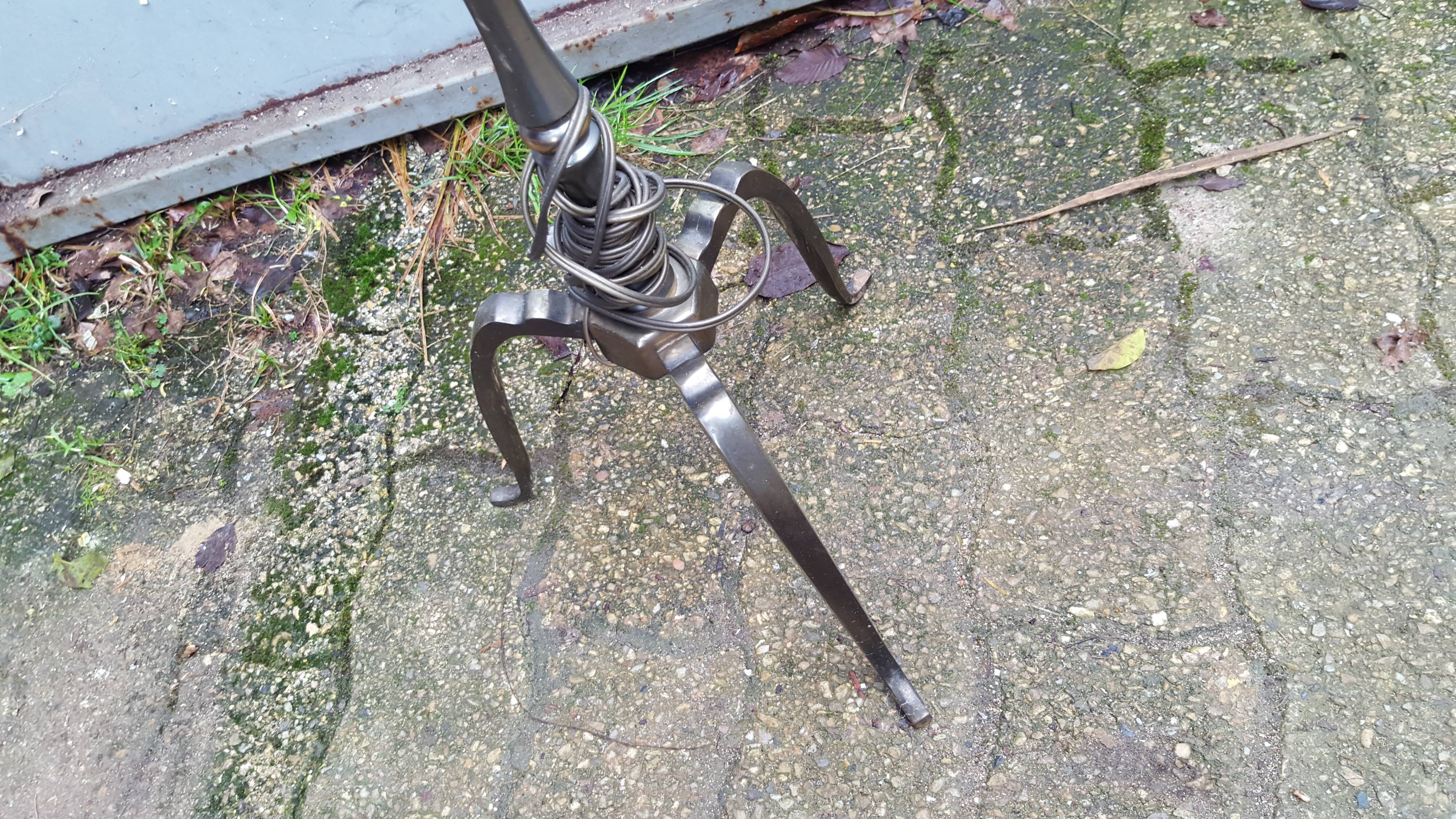 Vintage brass lamp 1960