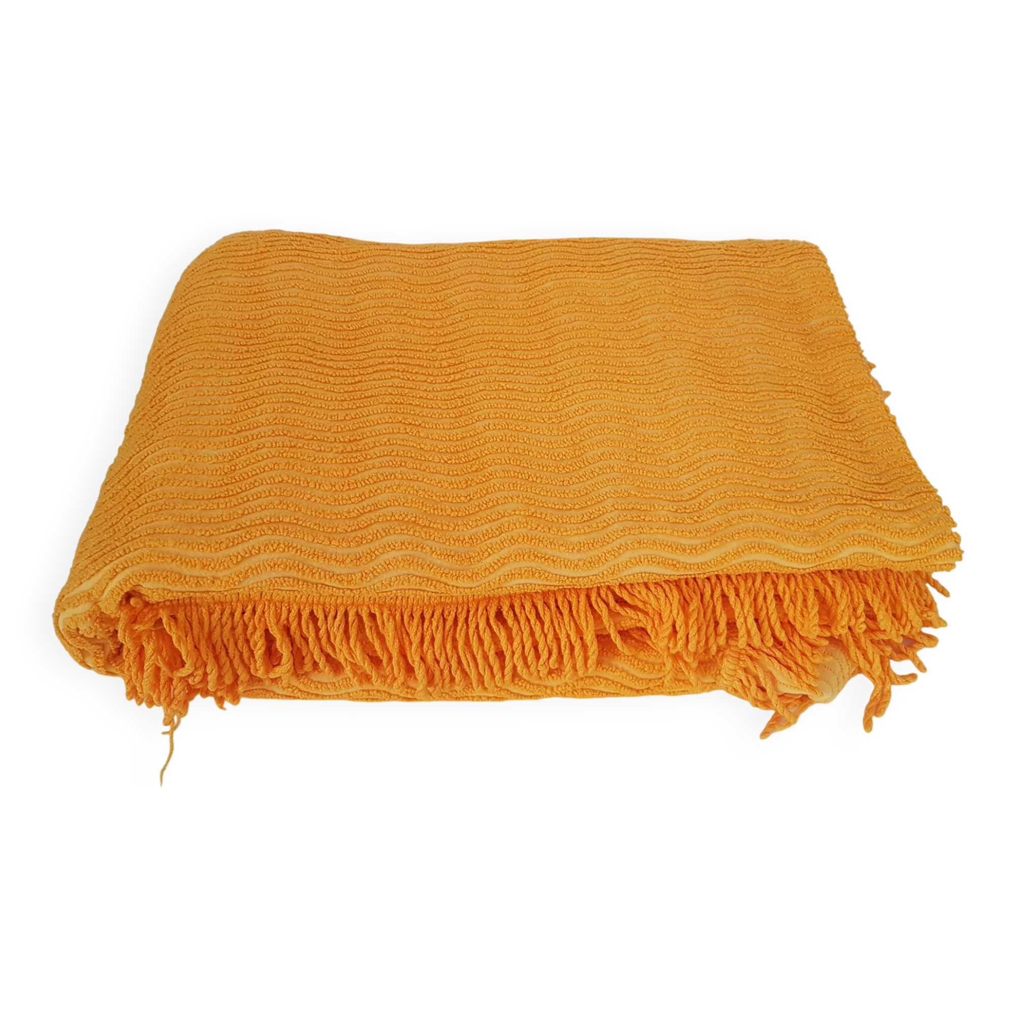 Dessus De Lit Vintage Coton 70x67 – Fait Main – États-Unis