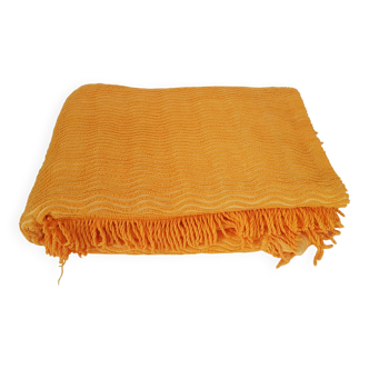 Vintage orange bedspread