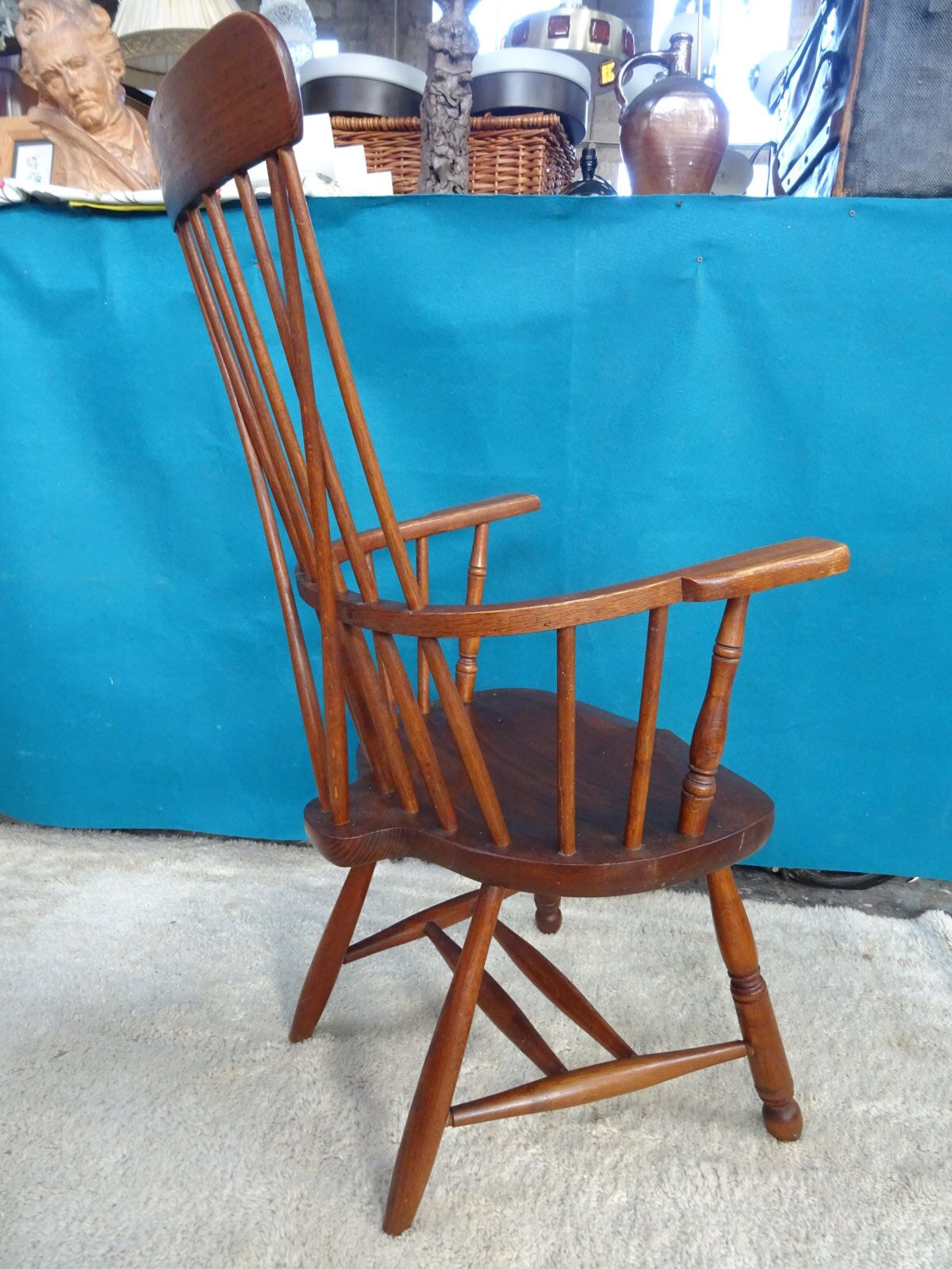 Pair of Scandinavian fan armchairs