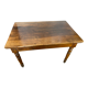 Table de bistro en noyer, pieds tournés