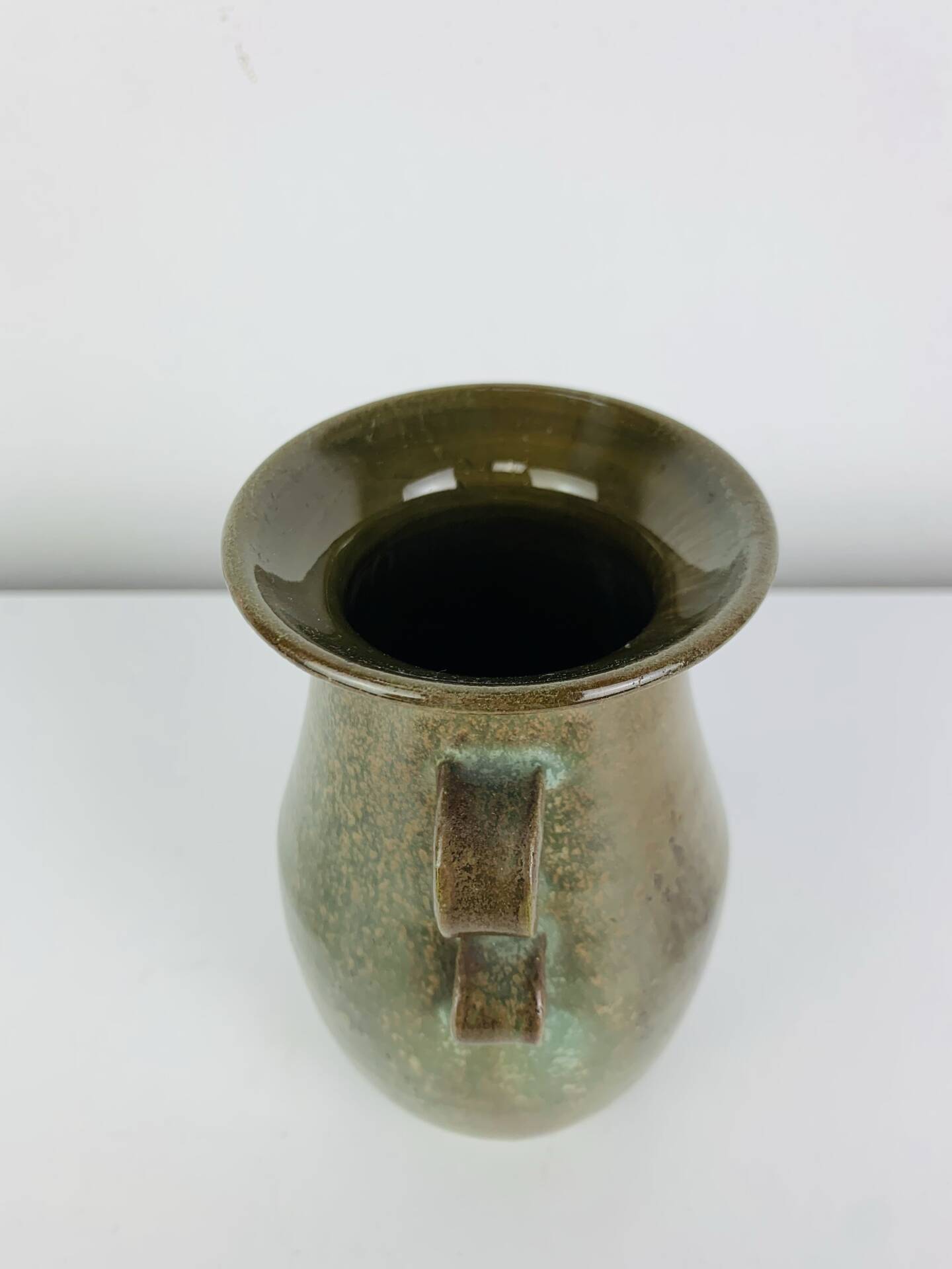 Vintage ceramic vase in Art Nouveau style