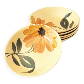 Serie de 6 assiettes Gien