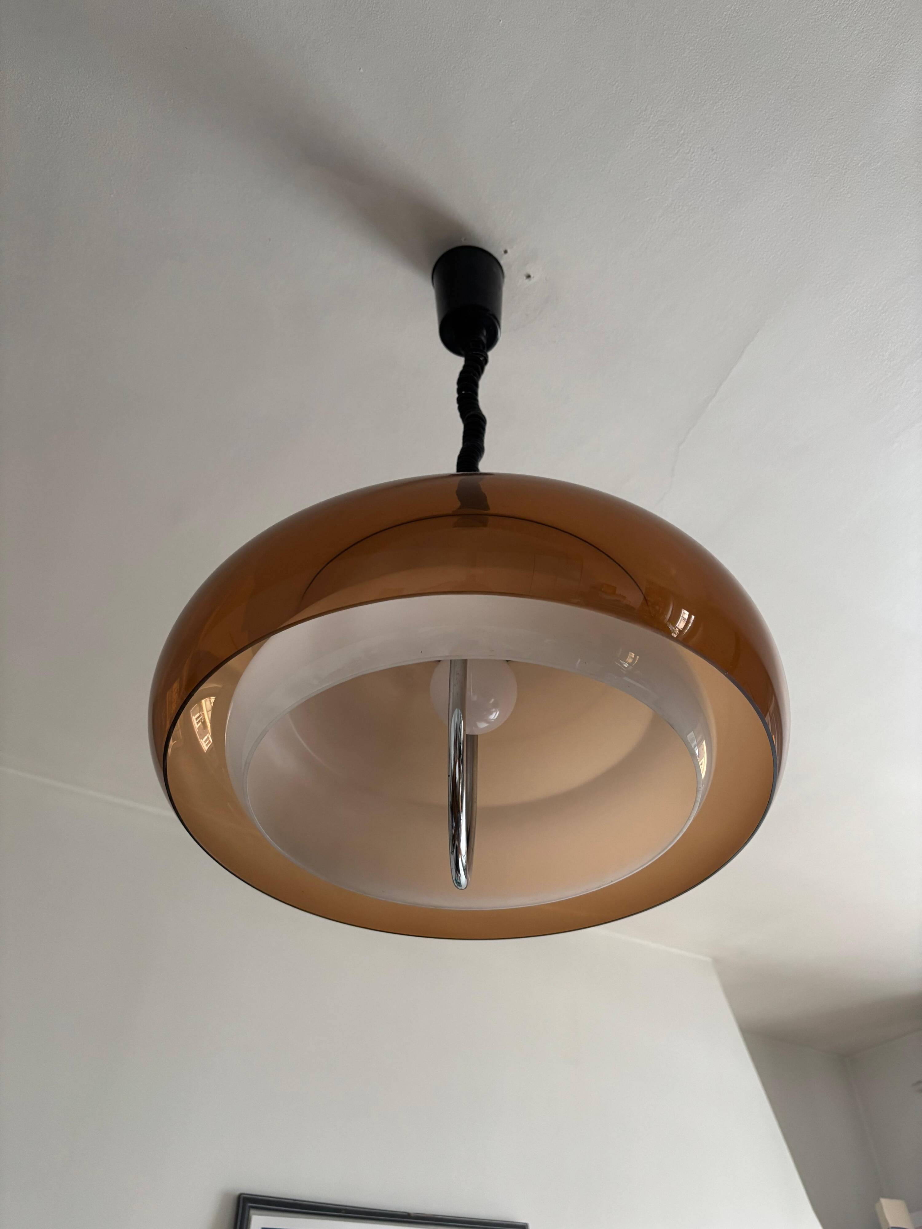 Mid-Century Space Age Herda Pendant Lamp, 1970s