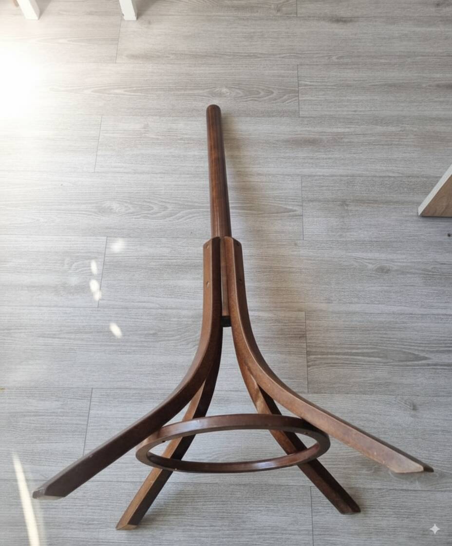 Wooden parrot coat rack